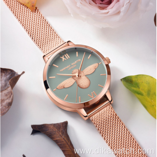 Hannah Martin HM-112 French niche brand Japanese movement ins female watch Douyin student support OEM custom waterproof ladies